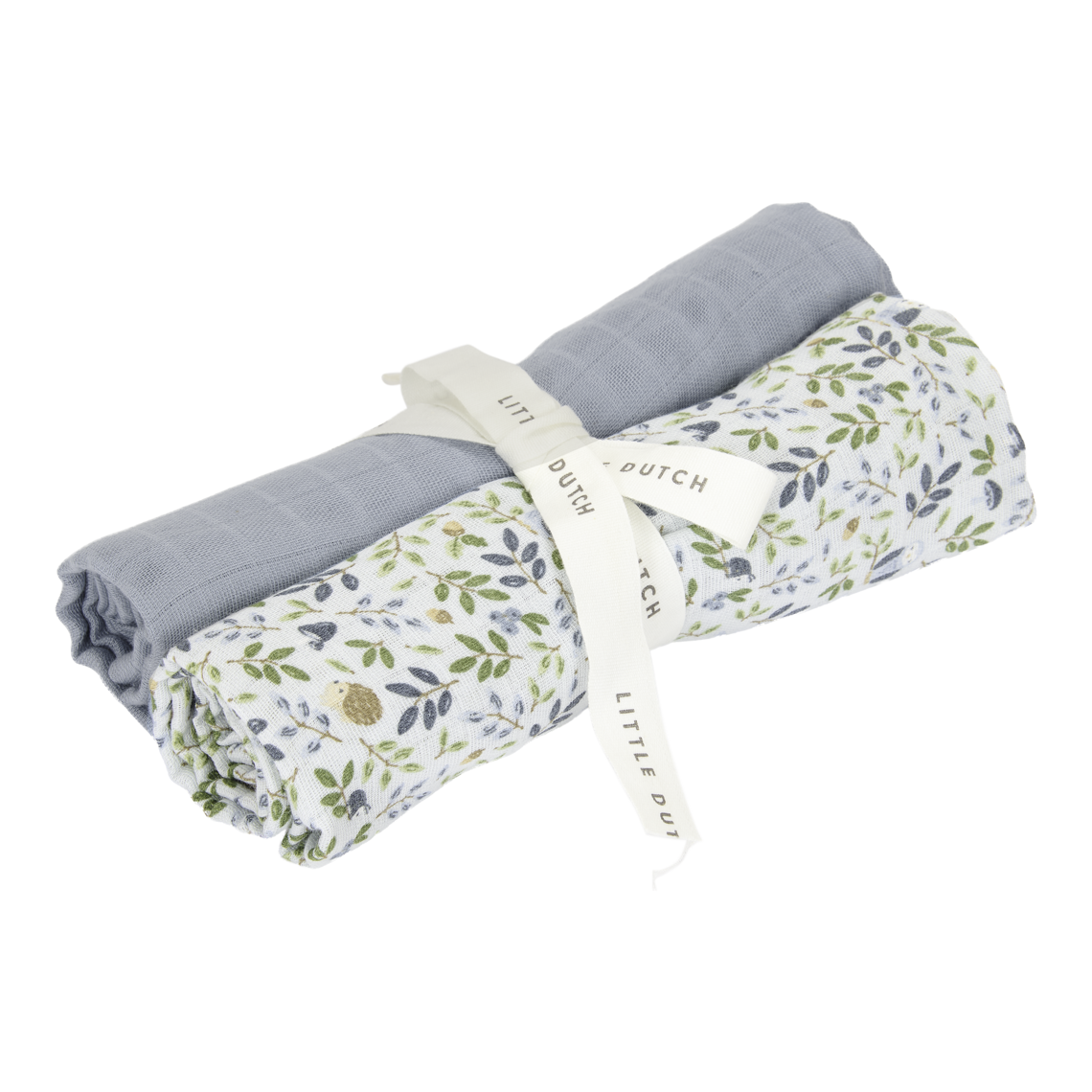 Swaddles muslin 70 x 70 cm Forest Adventure & Denim Blue