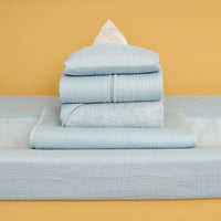 Cot blanket Pure Soft Blue