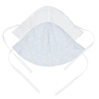 Reversible sun hat Daisies Blue / White