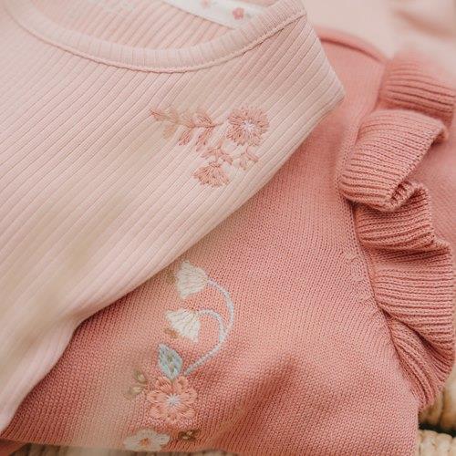 T-shirt long sleeves Soft Rose