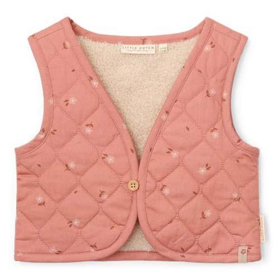 Reversible gilet Sand/Warm Rose Blooming Flower