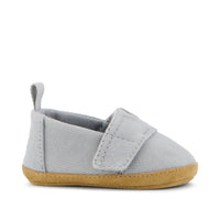 Alpargata Baby Crib Shoe Grey Vintage Twill