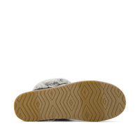 Valerie Slipper Drizzle Grey Rib Knit