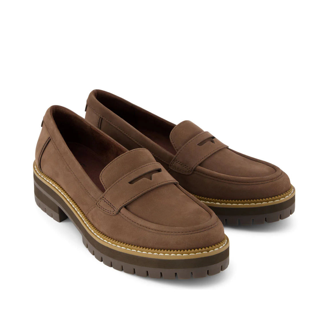 Cara Loafer Dark Brown Leather