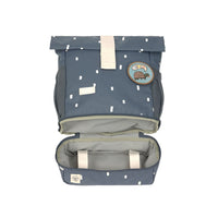 Mini Rolltop Backpack - Happy Prints blue