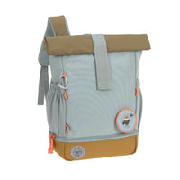 Mini Rolltop Backpack - Nature, light blue