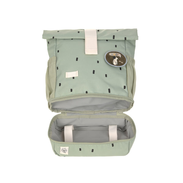 Mini Rolltop Backpack - Happy Prints olive