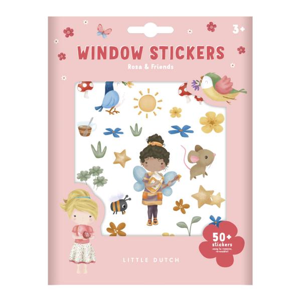 Rosa & Friends window stickers