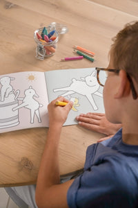 Sketch & Coloring Book Little Farm