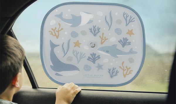 Car Sun Shade Ocean Dreams Blue