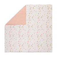 Heavenly Soft Blanket Little Mateys Sprinkles Spacy Orange