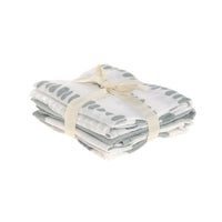 Swaddle & Burp Blanket M (3pcs) Strokes Silver Grey