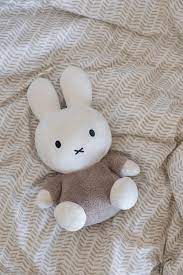 Cuddle Toy Miffy Fluffy Taupe 35 cm