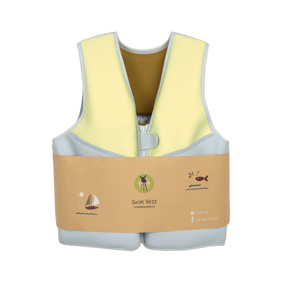 Swim Vest kids, blue lime