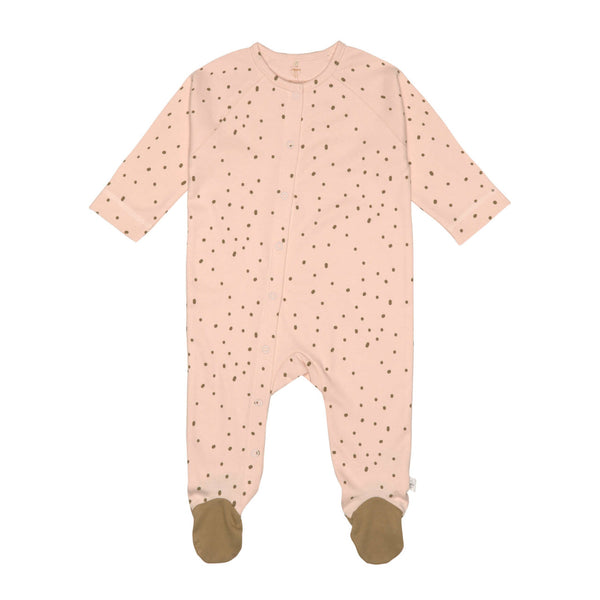 Pyjama with feet GOTS - Cozy Colors, powder pink