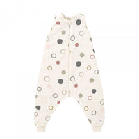 Sleeping Jumper Dots Circles Offwhite