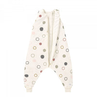 Sleeping Jumper Dots Circles Offwhite