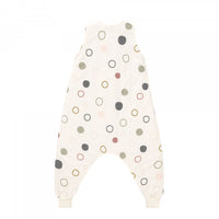 Sleeping Jumper Dots Circles Offwhite