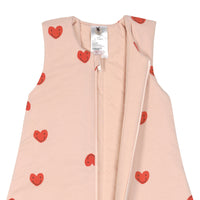 Baby Sleeping Jumper TOG 2,5 - Heart peach rose