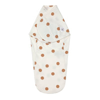 Cozy Swaddle Bag GOTS, Big Dots milky