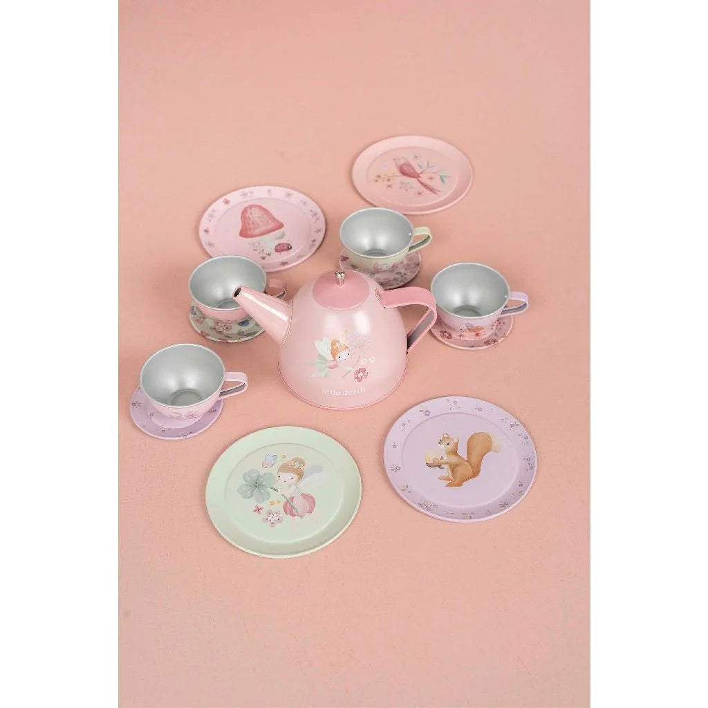 13-Piece Tea Set - Fairy Garden