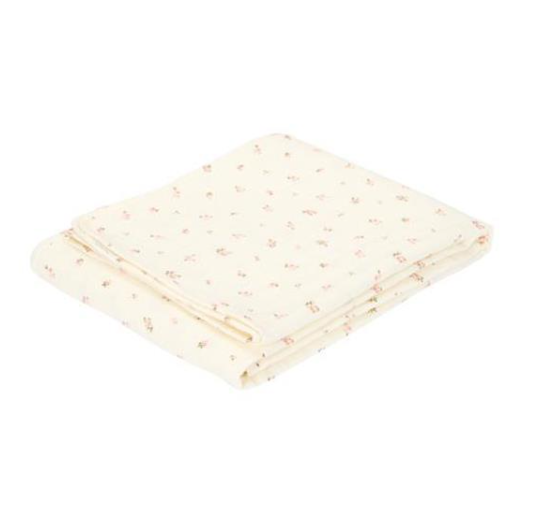 Bassinet summer blanket 4-layer muslin Fairy Blossom