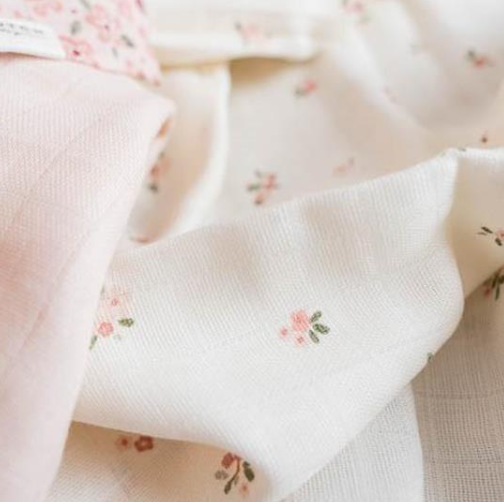 Cot summer blanket muslin Fairy Blossom