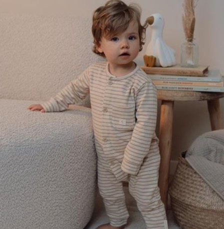 One-piece Pyjamas Natural Stripes