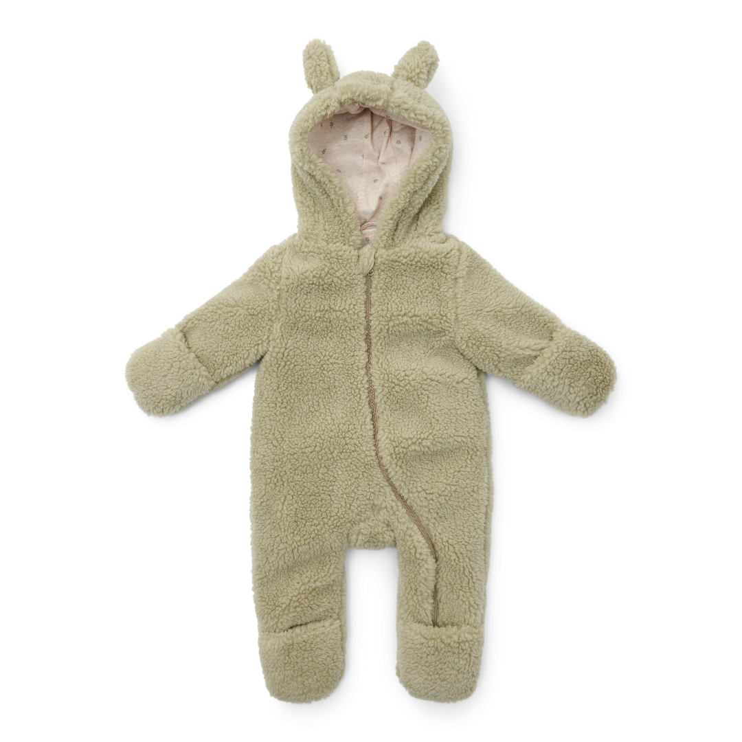 Teddy One-Piece Suit Soft Green