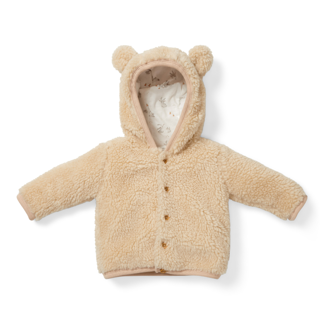 Teddy Cardigan Sand