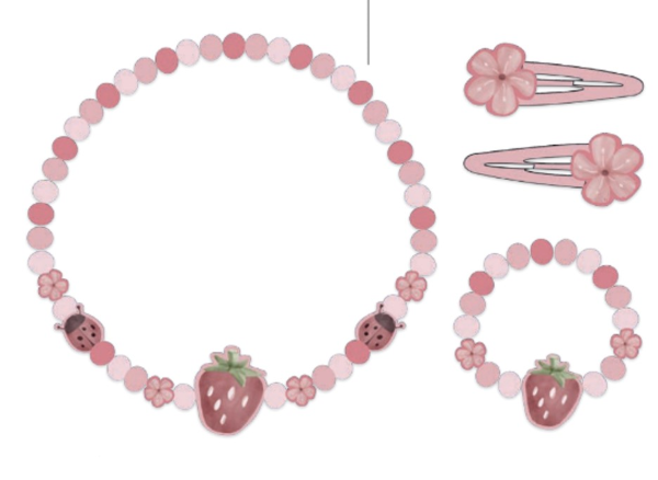 Jewellery set Strawberry