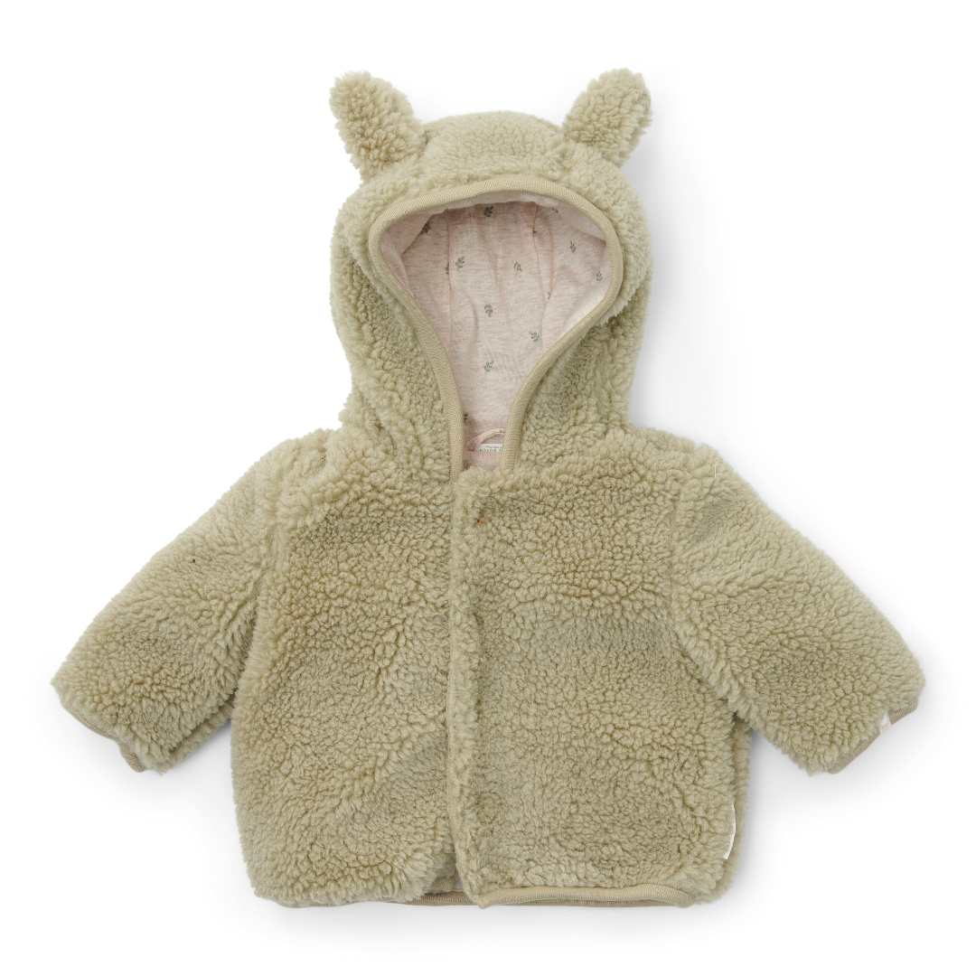 Teddy Cardigan Soft Green