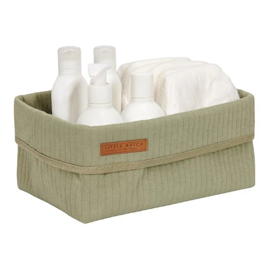 Storage Basket Large Pure Olive