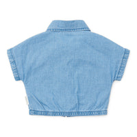 Blouse short sleeves Denim