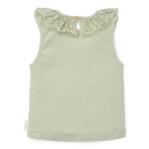 Singlet Rib Grass Green