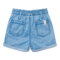 Short Denim Embroidered