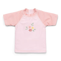 Swim T-shirt short sleeves Flower Pink SS