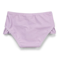 Swim pant ruffles Mauve