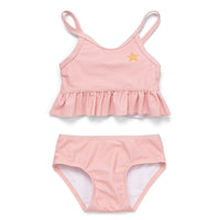 Flounce bikini set Starfish Pink