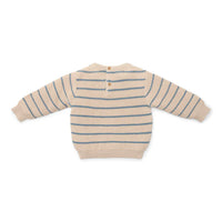 Knitted sweater Ice Blue Stripe