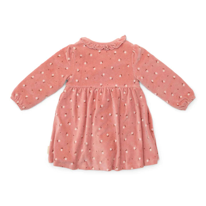 Dress long sleeves Warm Rose Flowers