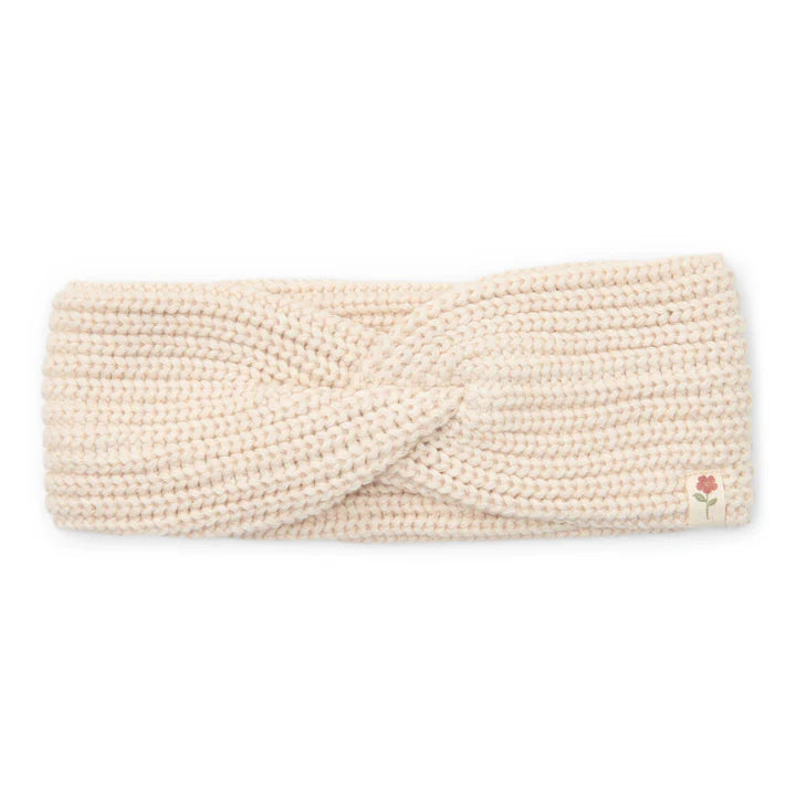 Knitted headband Sand