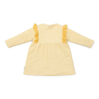 Dress long sleeve Warm Yellow check