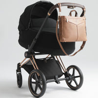 ELEN LUX Diaper Bag Camel Gold