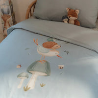 Toddler Bed duvet cover Denim Blue