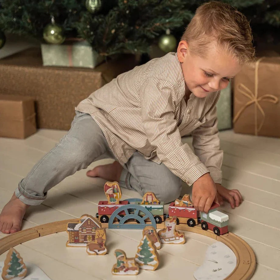 Wooden train track Christmas FSC