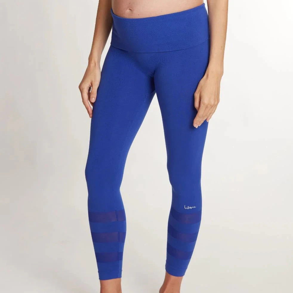 Sport and maternity leggings Woma electric blue