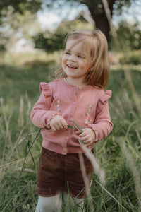 Knitted cardigan Warm Rose