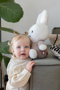 Cuddle Toy Miffy Fluffy Taupe 35 cm