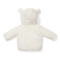 Teddy Jacket Baby Bunny White